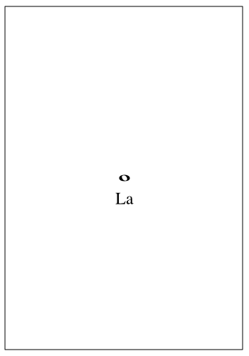 Un La nello spazio